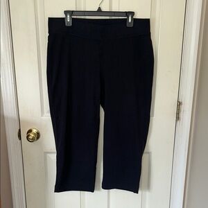 Lands' End Black Crop Pants